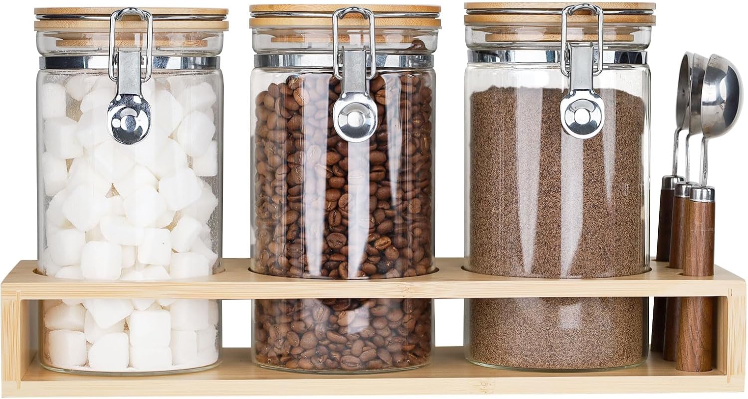 倉敷ガラス 小谷真三 ガラス瓶 蓋付き 中型 透明 民藝 倉敷ガラス 小谷